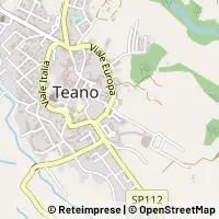 Mapa Teano