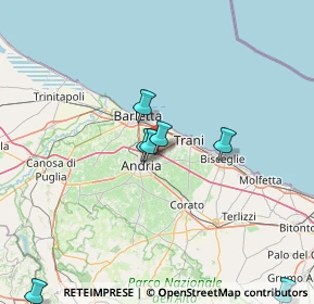 Mappa S. P. 130 Andria - Trani KM 3.700, 76125 Trani BT, Italia (29.05308)