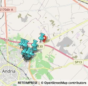 Mappa S. P. 130 Andria - Trani KM 3.700, 76125 Trani BT, Italia (2.0465)