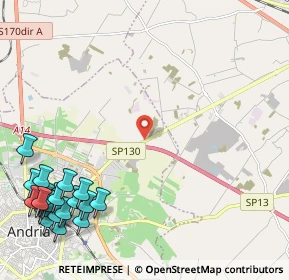 Mappa S. P. 130 Andria - Trani KM 3.700, 76125 Trani BT, Italia (3.5055)
