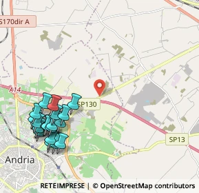 Mappa S. P. 130 Andria - Trani KM 3.700, 76125 Trani BT, Italia (2.771)