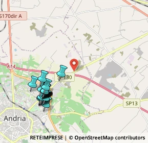 Mappa S. P. 130 Andria - Trani KM 3.700, 76125 Trani BT, Italia (2.3815)