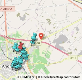 Mappa S. P. 130 Andria - Trani KM 3.700, 76125 Trani BT, Italia (2.9175)