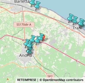 Mappa S. P. 130 Andria - Trani KM 3.700, 76125 Trani BT, Italia (4.59214)