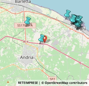 Mappa S. P. 130 Andria - Trani KM 3.700, 76125 Trani BT, Italia (5.95647)