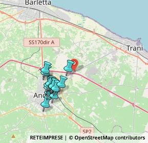Mappa S. P. 130 Andria - Trani KM 3.700, 76125 Trani BT, Italia (3.69462)