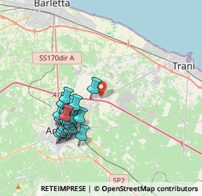 Mappa S. P. 130 Andria - Trani KM 3.700, 76125 Trani BT, Italia (3.933)