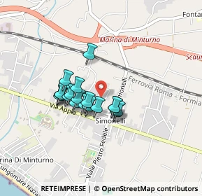 Mappa Via Michele Mallozzi, 04028 Minturno LT, Italia (0.3245)