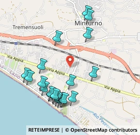 Mappa Via Michele Mallozzi, 04028 Minturno LT, Italia (1.145)