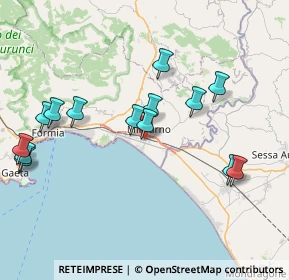 Mappa Via Michele Mallozzi, 04028 Minturno LT, Italia (8.85786)