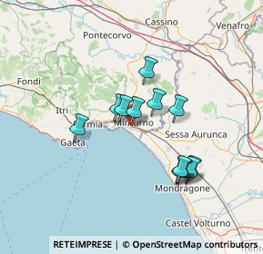 Mappa Via Michele Mallozzi, 04028 Minturno LT, Italia (12.215)
