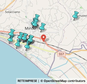 Mappa Via Torello, 04026 Minturno LT, Italia (2.0395)