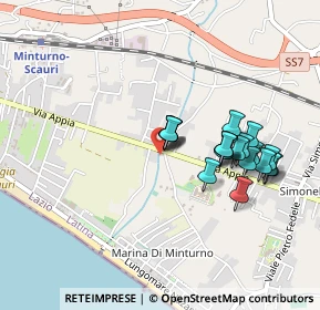 Mappa Via San Reparata, 04028 Minturno LT, Italia (0.431)