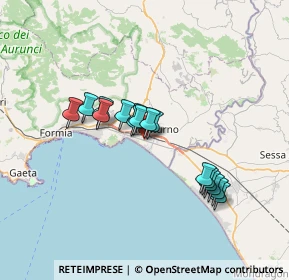 Mappa Via San Reparata, 04028 Minturno LT, Italia (5.98688)