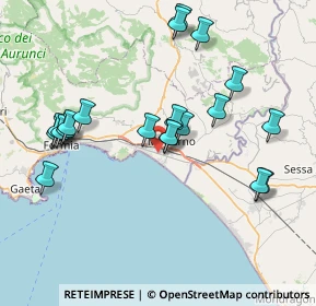 Mappa Via San Reparata, 04028 Minturno LT, Italia (8.371)