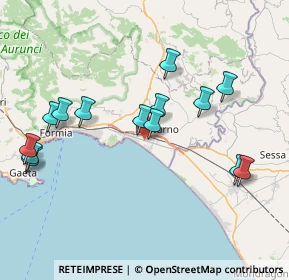 Mappa Via San Reparata, 04028 Minturno LT, Italia (8.70571)