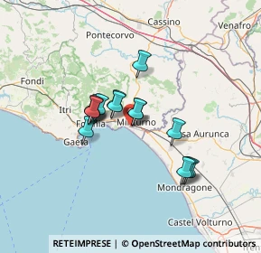 Mappa Via San Reparata, 04028 Minturno LT, Italia (10.618)