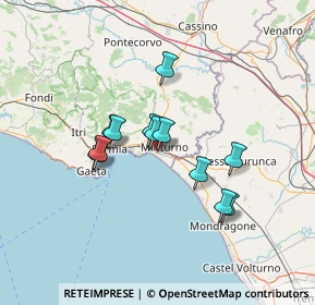 Mappa Via San Reparata, 04028 Minturno LT, Italia (11.18333)