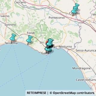 Mappa Via Generale Carlo Alberto Dalla Chiesa, 04023 Formia LT, Italia (9.68538)