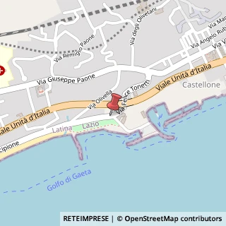 Mappa Via Porto Caposele, 37, 04023 Formia, Latina (Lazio)