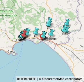 Mappa Traversa Pimpinella, 04028 Minturno LT, Italia (6.374)