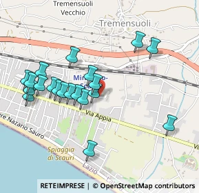 Mappa Via V. Parisi, 04028 Minturno LT, Italia (0.509)
