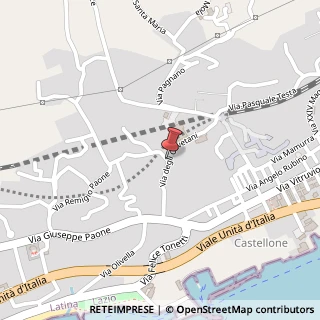 Mappa Via olivetani, 04023 Formia, Latina (Lazio)
