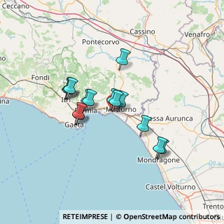 Mappa Via Roma, 04028 Minturno LT, Italia (11.53857)