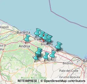 Mappa Via Umberto Paternostro, 76011 Bisceglie BT, Italia (10.19214)