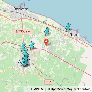 Mappa S.P. 130 Andria-Trani Km 5.500, 76125 Trani BT, Italia (5.06636)