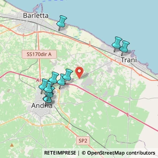 Mappa S.P. 130 Andria-Trani Km 5.500, 76125 Trani BT, Italia (4.37727)