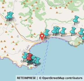 Mappa Via Mura Ciclopiche, 04023 Formia LT, Italia (5.5545)