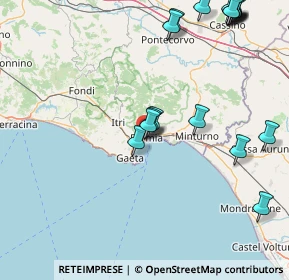 Mappa Via Mura Ciclopiche, 04023 Formia LT, Italia (22.87684)