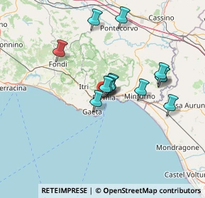 Mappa Via Mura Ciclopiche, 04023 Formia LT, Italia (12.49692)