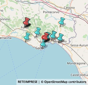 Mappa Via Mura Ciclopiche, 04023 Formia LT, Italia (10.01789)
