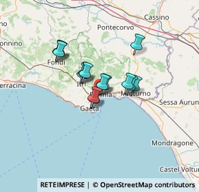 Mappa Via Mura Ciclopiche, 04023 Formia LT, Italia (9.52857)