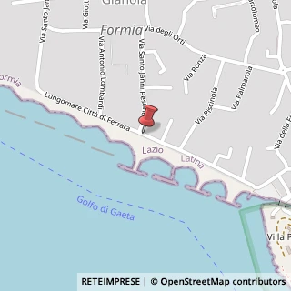 Mappa Via, 04023 Formia, Latina (Lazio)