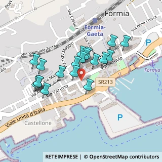 Mappa Via Vitruvio, 04023 Formia LT, Italia (0.2165)