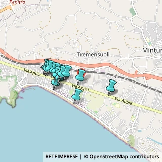 Mappa Via Cistrelli, 04028 Minturno LT, Italia (0.7735)