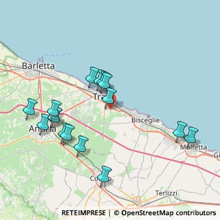 Mappa Via martiri di Palermo, 76125 Trani BT, Italia (8.89188)