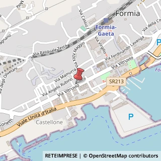 Mappa Via Vitruvio, 278, 04023 Formia, Latina (Lazio)