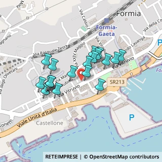 Mappa Via Nerva, 04023 Formia LT, Italia (0.199)