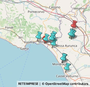 Mappa Via Don Guido Loce, 04026 Minturno LT, Italia (13.9375)
