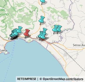 Mappa Via Don Guido Loce, 04026 Minturno LT, Italia (8.2595)