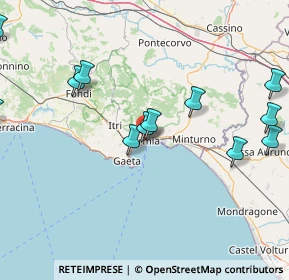Mappa Via Acquedotto Romano, 04023 Formia LT, Italia (25.72706)