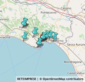 Mappa Via Acquedotto Romano, 04023 Formia LT, Italia (8.36846)