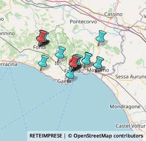 Mappa Via Acquedotto Romano, 04023 Formia LT, Italia (10.03789)