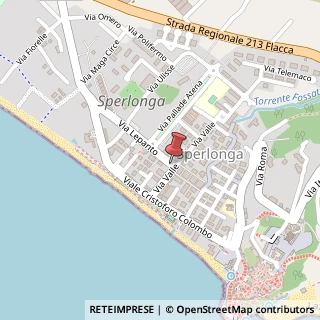 Mappa Via Cristoforo Colombo, 26, 04029 Sperlonga, Latina (Lazio)