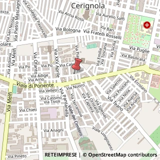 Mappa Via Garigliano,  20, 71042 Cerignola, Foggia (Puglia)