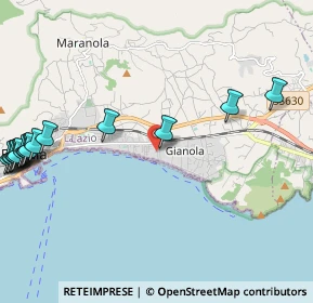 Mappa Via Giovenale, 04023 Formia LT, Italia (3.205)